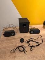 Logitech Z407 Bluetooth Speakerset 2.1, Audio, Tv en Foto, Luidsprekers, Zo goed als nieuw, Minder dan 60 watt, Front, Rear of Stereo speakers
