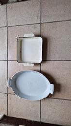 2 zware gietijzeren keuken schalen, Ophalen of Verzenden, Zo goed als nieuw