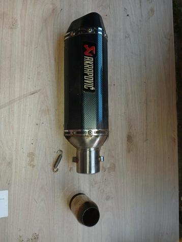 Slipon demper van akrapovic beschikbaar voor biedingen