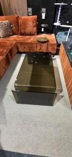 Salontafel Shadow - Bruin Glas Showmodel KORTING !, Ophalen, 100 tot 150 cm, Bornsestraat 31, 50 tot 100 cm