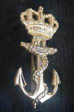 Korps mariniers baretanker, Ophalen of Verzenden, Marine, Nederland, Embleem of Badge