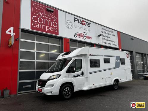 Pilote P746C 2e Eig, Queensbed+Hefbed. Half-integraal, Caravans en Kamperen, Campers, Bedrijf, tot en met 4, Half-integraal, Pilote