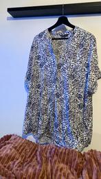 Panter blouse korte mouw, Wit, Maat 46/48 (XL) of groter, Ophalen of Verzenden, Zo goed als nieuw