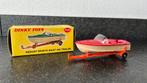 Dinky Toys boot met trailer nr 796, Gebruikt, Ophalen of Verzenden