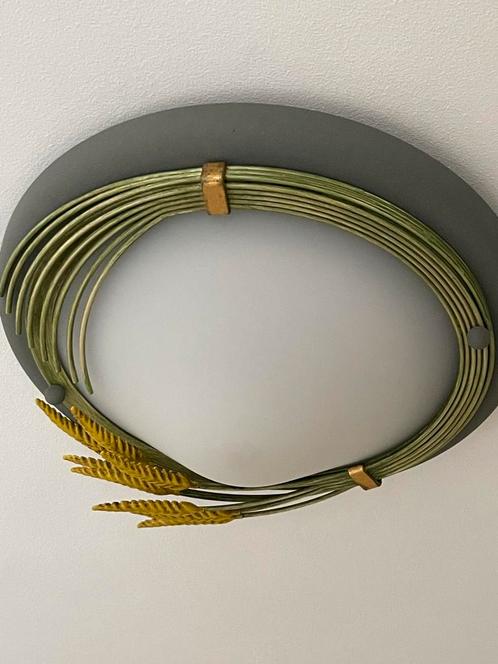 Schitterende design wandlamp/plafonierre, Huis en Inrichting, Lampen | Wandlampen, Zo goed als nieuw, Metaal, Ophalen of Verzenden