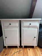 2x Ikea Hemnes Nachtkastjes - Wit, Huis en Inrichting, Ophalen, Overige materialen, Minder dan 50 cm, Gebruikt