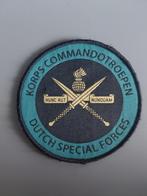 Patch KCT Dutch Special Forces met velcro, Verzenden, Landmacht, Nederland, Embleem of Badge