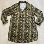 Slangenprint lange blouse / jurk - Maat XL, Ophalen of Verzenden, Zo goed als nieuw, Maat 46/48 (XL) of groter, Groen
