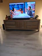 Eiken televisie meubel. GRATIS, Huis en Inrichting, Kasten | Televisiemeubels, Ophalen, Gebruikt, 150 tot 200 cm, Eikenhout