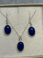 Zilveren setje met echte lapis lazuli, Info@zilver.com, Nieuw, 5646JA 1, Ophalen