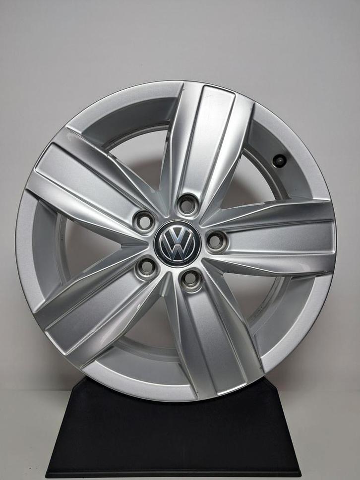 Org. 16 inch Aluminium Volkswagen Caddy velgen, Auto-onderdelen, Banden en Velgen, Velg(en), 16 inch, Overige, Bestelwagen, Gebruikt