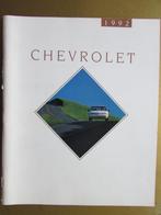 1992 CHEVOLET prestige brochure, Engels, Boeken, Overige merken, Ophalen of Verzenden, Zo goed als nieuw