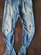 CLASSIC G STAR RAW RILEY LOOSE TAPERED DESTROY JEANS 32/36!!, Ophalen of Verzenden, Zo goed als nieuw, Blauw, W32 (confectie 46) of kleiner