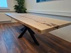 Prachtige eettafel, boomstamtafel 240 bij +/- 95, Huis en Inrichting, Tafels | Eettafels, 200 cm of meer, Zo goed als nieuw, Vijf personen of meer
