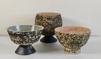 Berkenbast bloempot. Keramiek jaren 50. Mid Century, Ophalen of Verzenden, Zo goed als nieuw