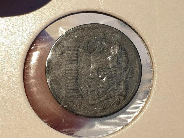 1 cent 1941 zink nr.2 (04), Postzegels en Munten, Munten | Nederland, 1 cent, Koningin Wilhelmina, Ophalen of Verzenden