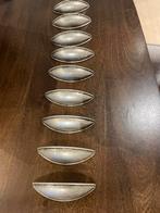 Set van 10 metalen handgrepen, Gebruikt, Overige typen, Ophalen of Verzenden, Minder dan 100 cm