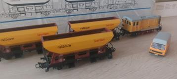 Vierdelige Märklin NS railbouw Leerdamset artnr 2845 in ovp beschikbaar voor biedingen