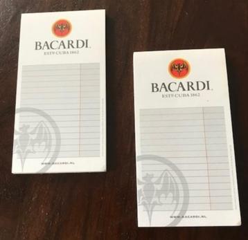 Bacardi notitie boekje block notes beschikbaar voor biedingen