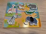Houten Dieren Puzzel, 2 tot 4 jaar, Ophalen of Verzenden, Zo goed als nieuw, Van hout