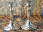 Mooi stel antieke Cavalier kandelaars uit Engeland 20 cm., Antiek en Kunst, Ophalen of Verzenden, Koper of Brons