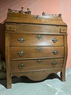 " HENDRICKX "  Eiken Houten Secretaire (Fries 1780 )., Antiek en Kunst, Antiek | Meubels | Kasten, Ophalen