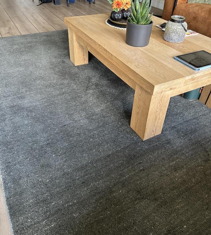 Berber vloerkleed donkergroen, Huis en Inrichting, Stoffering | Tapijten en Kleden, Gebruikt, 200 cm of meer, 200 cm of meer, Rechthoekig