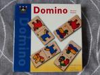 Domino van hout met dieren voor kinderen - als nieuw, Ophalen of Verzenden, Zo goed als nieuw