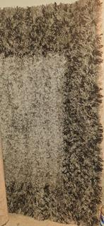 Vloerkleed hoogpolig grijs/zwart gemeleerd, Ophalen, 200 cm of meer, Grijs, Zo goed als nieuw