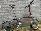 Brompton vouwfiets Raw lacquer speciale editie, Ophalen, Brompton, Heren, 16 tot 18 inch