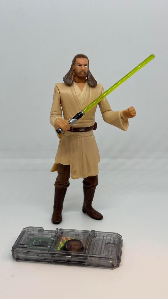Star Wars Episode I Qui-Gon Jinn (Jedi Duel), Verzamelen, Star Wars, Zo goed als nieuw, Actiefiguurtje, Ophalen