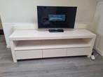 TV meubel / TV dressoir - hoogglans wit, Ophalen, Zo goed als nieuw, 25 tot 50 cm, Minder dan 100 cm