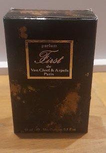 Jaren 70 Parfum : First de Van Cleef & Arpels Paris 15ml., Verzamelen, Parfumverzamelingen, Nieuw, Parfumfles, Gevuld, Ophalen of Verzenden