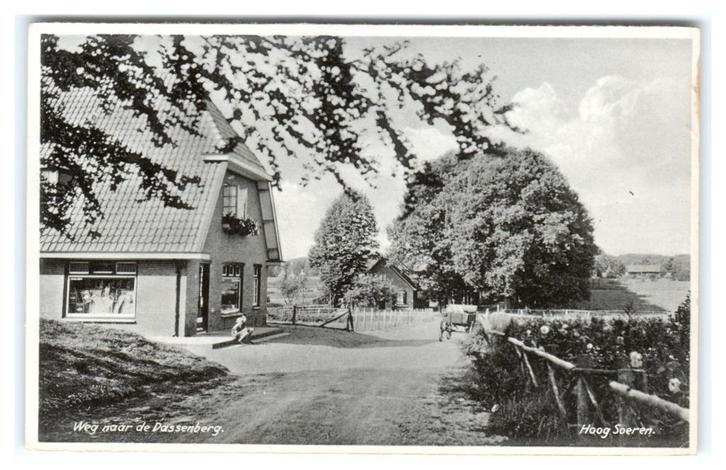 Hoog Soeren, Weg naar de Dassenberg, Verzamelen, Ansichtkaarten | Nederland, Gelopen, Gelderland, 1920 tot 1940, Verzenden