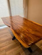 Boomstamtafel Suar hout, Huis en Inrichting, Tafels | Eettafels, Ophalen, Rechthoekig, 200 cm of meer, 50 tot 100 cm