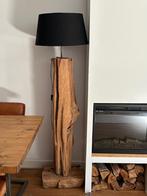 Drijhouten vloerlamp, Huis en Inrichting, Lampen | Vloerlampen, Ophalen, Gebruikt, Hout, 150 tot 200 cm