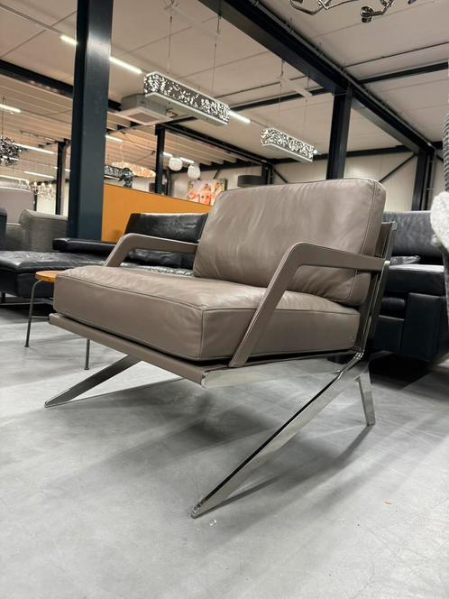 Nieuw De Sede 0060 01 Fauteuil Taupe leer Design stoel, Huis en Inrichting, Fauteuils, Nieuw, Leer, 75 tot 100 cm, Ophalen of Verzenden