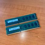 Samsung 2GB 1Rx8 PC3 10600U DDR3 ( 2x 1GB ), 2 GB, Desktop, Gebruikt, Ophalen of Verzenden