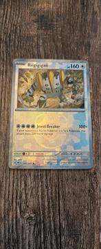 Regigigas 086/131 Masterball Prismatic Evolutions, Hobby en Vrije tijd, Verzamelkaartspellen | Pokémon, Ophalen of Verzenden, Zo goed als nieuw