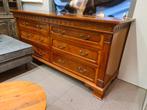 Oude empire kersenhouten laden dressoir 200x93x65cm €295, Antiek en Kunst, Ophalen