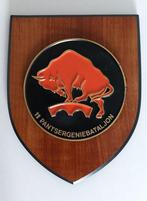 Schildje 11 Pantsergeniebataljon., Ophalen of Verzenden, Landmacht, Nederland, Embleem of Badge