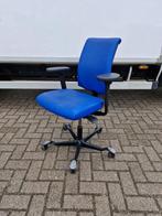 Hag H05 kunstleer Scandinavische ergonomische bureaustoel, Huis en Inrichting, Bureaustoelen, Blauw, Hag / Flokk, Ophalen of Verzenden
