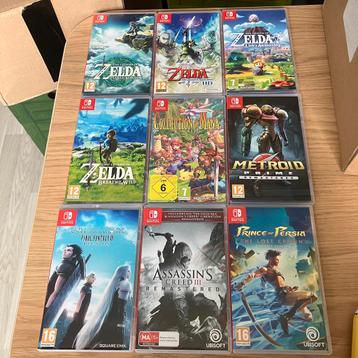 Nintendo Switch games beschikbaar voor biedingen