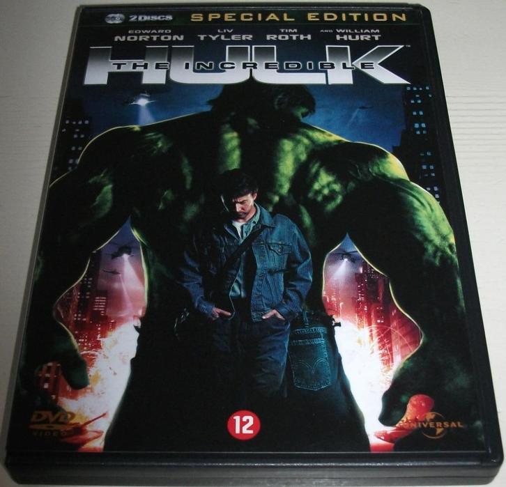 Dvd *** INCREDIBLE HULK *** 2-Disc Boxset Marvel, Cd's en Dvd's, Dvd's | Actie, Zo goed als nieuw, Actie, Boxset, Vanaf 12 jaar