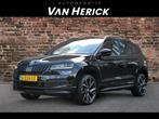 Skoda Karoq 1.5 TSI ACT Sportline Business Automaat | Panora, 65 €/maand, Stof, 4 cilinders, Zwart