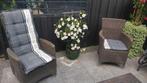 Tuinkussenset 4x zitkussen hoge rug en 2x zitkussen, Tuin en Terras, Tuinmeubel-accessoires, Ophalen, Zo goed als nieuw
