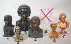 7x  Buste Mozart Beethoven Liszt Straus, Ophalen of Verzenden, Gebruikt