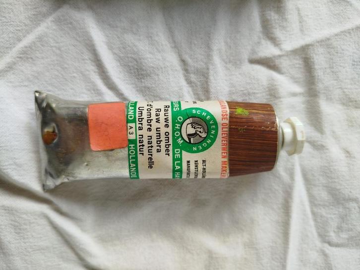 Oud Holland olieverf Rauwe omber 40ml, Hobby en Vrije tijd, Schilderen, Nieuw, Olieverf, Verzenden