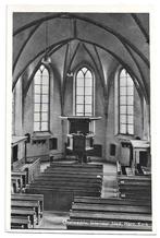AK Onstwedde - Interieur Ned. Herv. Kerk, Verzenden, 1940 tot 1960, Ongelopen, Groningen