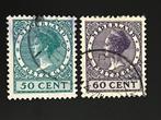 i7-161 Nederland 1924 NVPH 161 tm 162 Wilh Veth? - gestem***, Postzegels en Munten, Postzegels | Nederland, Ophalen of Verzenden